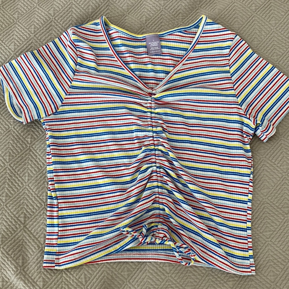 Striped Shirt with Tie